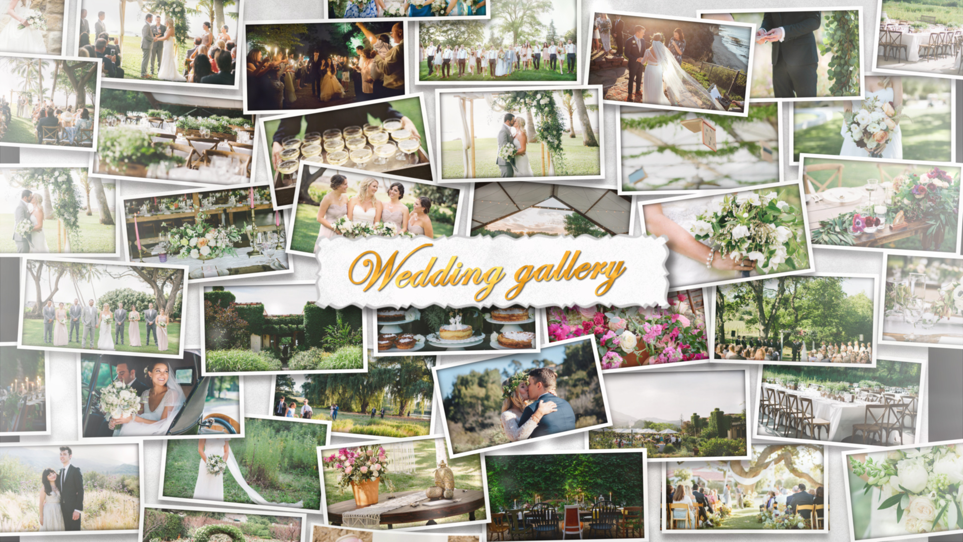 Wedding Wall Gallery Final Cut Pro X Template